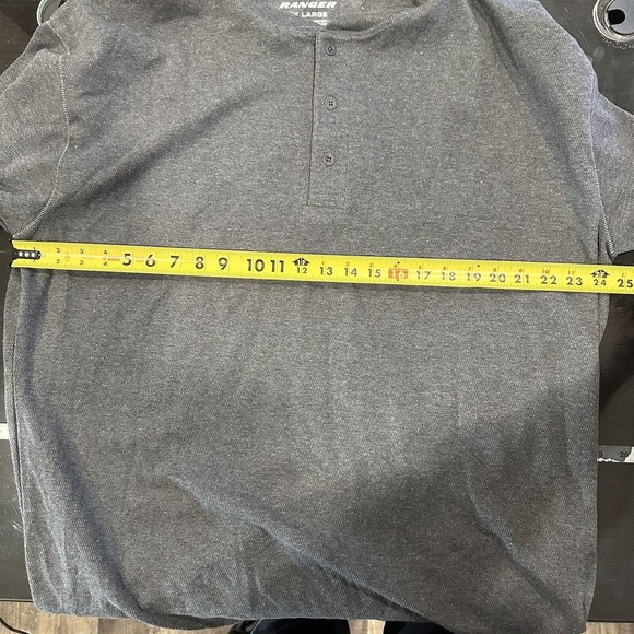Polaris Ranger Henley Thermal Long Sleeve Casual Thermal Gray 3XL New NWT - Picture 9 of 10